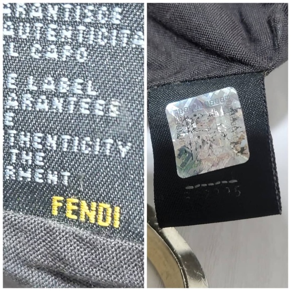 Authentic Fendi Tobacco Zucca Chef Moro Canvas And Leather Tote Bag - Picture 8 of 13